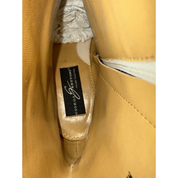 Giorgio Brutini Men’s Leather Ankle Boots 2” Heel Zip Western Mod Retro 8.5W - Picture 10 of 13